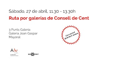 Hauptbild für Ruta por galerías de arte de Consell de Cent