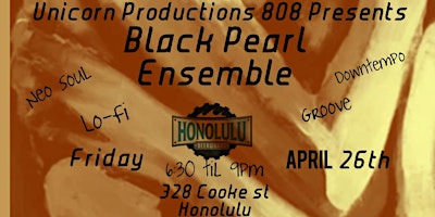 Primaire afbeelding van Black Pearl Ensemble - Live at Honolulu Beerworks