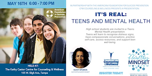 IT’S REAL:  TEENS AND MENTAL HEALTH primary image