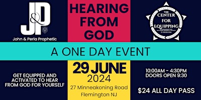 Imagem principal do evento Hearing From God