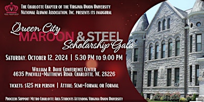 Imagem principal do evento Queen City Maroon & Steel Scholarship Gala