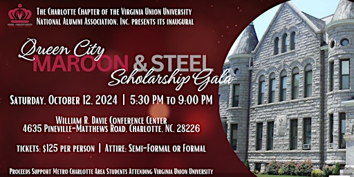 Imagem principal do evento Queen City Maroon & Steel Scholarship Gala