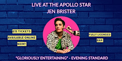 Jen Brister (Star of Live At The Apollo) at Findon Village Hall, Worthing primary image