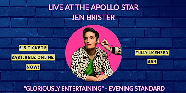 Jen Brister (Star of Live At The Apollo) at Findon Village Hall, Worthing