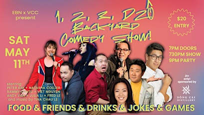 Embarrassed by Night x VCC's "1, 2, 3 DZO" Backyard Comedy Show