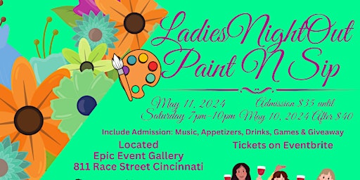 Primaire afbeelding van Ladies Night Out "Sip N Paint"