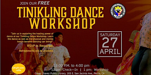 Imagem principal de Tinikling Dance Workshop
