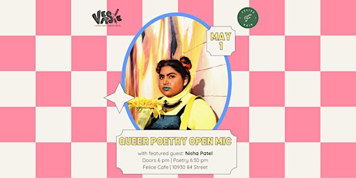 Imagen principal de Felice Noir : Queer Poetry Reading Series w/ Nisha Patel