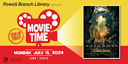 Primaire afbeelding van Movie Time: Jungle Book (Live Action Version)