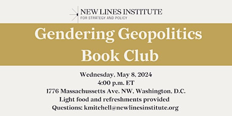 Gendering Geopolitics: Book Club