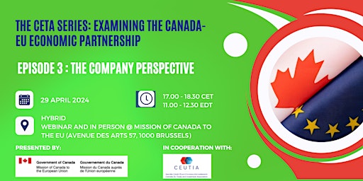 Imagem principal do evento The Canada-EU Economic Relationship: A Firm-Level Perspective