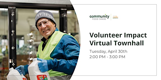 Imagem principal do evento Volunteer Impact - Virtual Townhall
