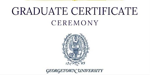 Immagine principale di Graduate Certificate Commencement Ceremony 