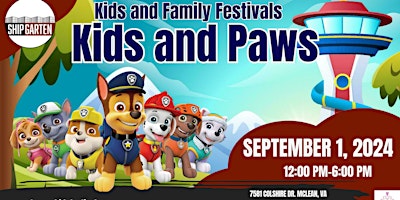 Imagem principal do evento Kids and Paws Hosts Kid's and Family Festival