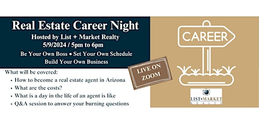 Hauptbild für AZ Real Estate Career Night