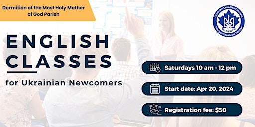 English Classes for Ukrainian Newcomers 2.0 - Курси англійської мови 2.0 primary image