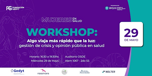 Workshop de Liderazgo Mujeres en Salud