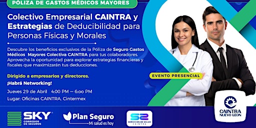 Imagen principal de PÓLIZA DE GASTOS MÉDICOS MAYORES COLECTIVO EMPRESARIAL CAINTRA