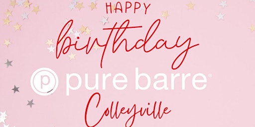 Imagem principal do evento Pure Barre Colleyville 9th Birthday Celebration!!