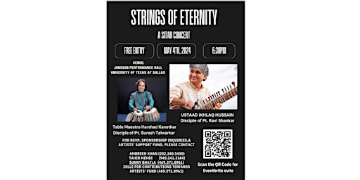 Primaire afbeelding van STRINGS OF ETERNITY - A Sitar Concert