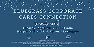 Imagem principal de Bluegrass Corporate Cares Connection Launch