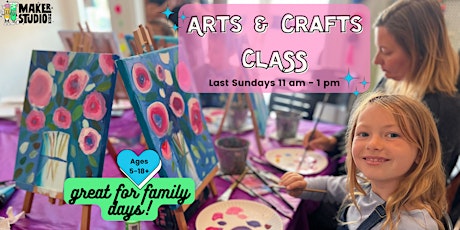 Family Day Sundays! Arts & Crafts Activities