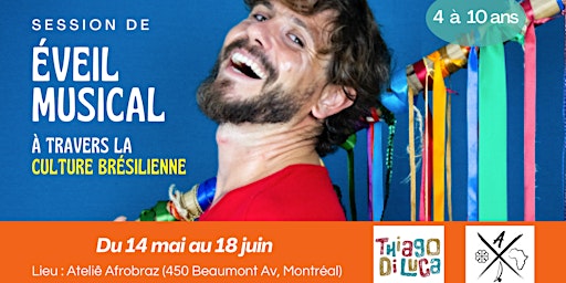 Imagem principal de ÉVEIL MUSICAL À TRAVERS LA CULTURE BRÉSILIENNE AVEC THIAGO DI LUCA (BRÉSIL)