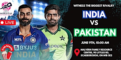 ICC T20 India vs Pakistan - GTA's Most Exciting Match Screening Event primary image