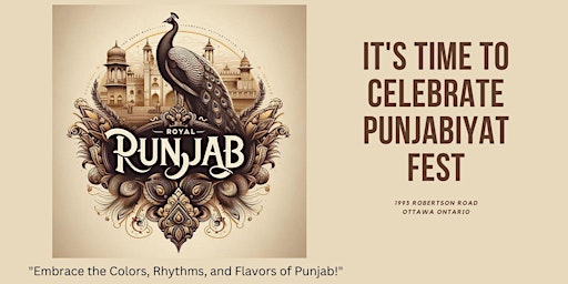 Imagem principal do evento Royal Punjab - Celebrating The Pride of Punjab
