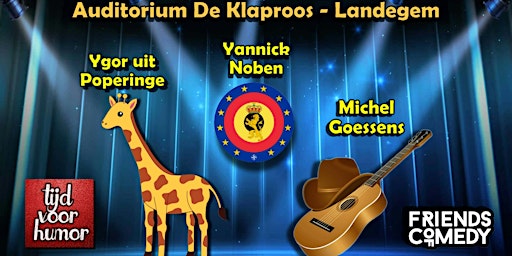 Immagine principale di Comedy-Special met Ygor uit Poperinge, Yannick Noben & Michel Goessens 