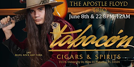 Funk & Roll Live Blues Rock with The Apostle Floyd Trio at Tabacon Lounge