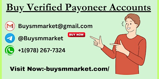 Primaire afbeelding van Our Best site Buy Verified Payoneer Accounts (old or new) we both sale (R)