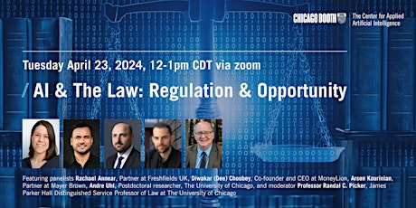 AI & The Law: Regulation & Opportunity