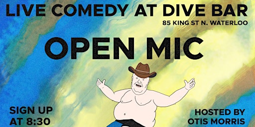 Imagem principal do evento Live Comedy at Dive Bar: Open Mic