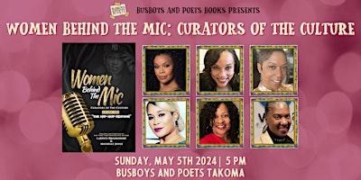Primaire afbeelding van WOMEN BEHIND THE MIC | A Busboys and Poets Books Presentation