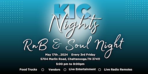 Imagem principal do evento KIC Nights: Rnb & Soul Night
