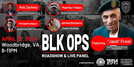 BLK OPS Washington, D.C. Roadshow & Panel