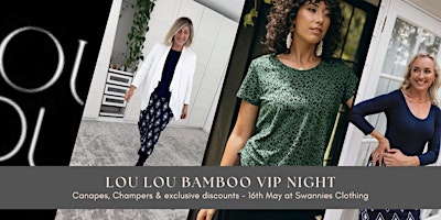 Lou Lou Bamboo VIP Night at Swannies primary image