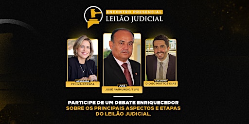 Primaire afbeelding van Encontro Presencial sobre Leilão Judicial de Imóveis