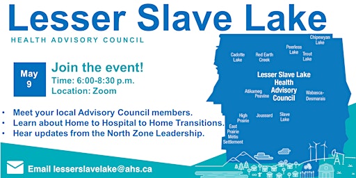 Imagem principal do evento Lesser Slave Lake Health Advisory Council Regular Meeting