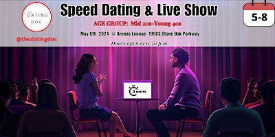 San Antonio Speed Dating & Live Show (Ages: Mid 20s- Young 40s) primary image