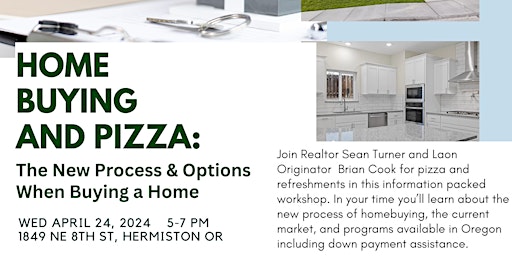 Immagine principale di Homebuying & Pizza:  The New Process & Options When Buying a Home 