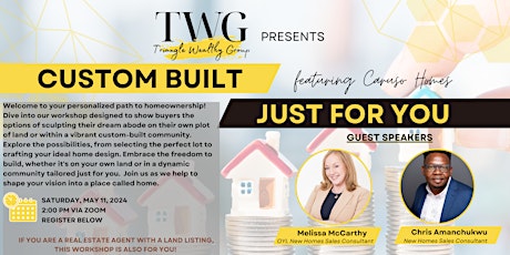 TWG Presents Custom Built Just For You