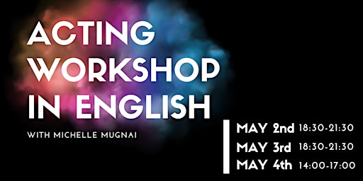 Image principale de ACTING WORKSHOP IN ENGLISH