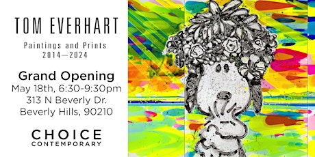 Tom Everhart at the Grand Opening of Choice Contemporary Beverly Hills