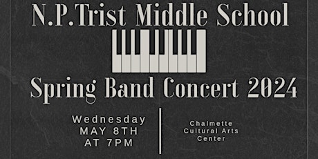 Imagem principal do evento N.P. Trist Middle Band Concert - Spring 2024