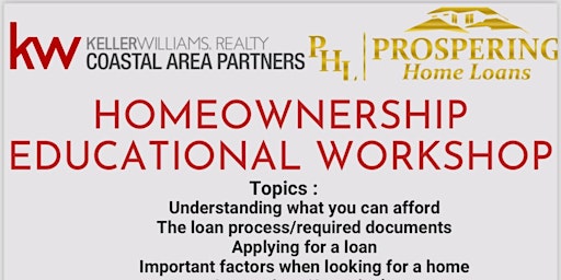 Imagem principal do evento Homeownership Educational Workshop