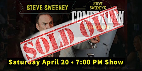 Steve Sweeney at the Comedy Den in Quincy (Early Show)  - April 20
