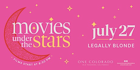Movies Under the Stars | LEGALLY BLONDE(PG-13) primary image