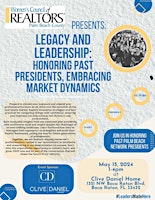 Legacy and Leadership: Honoring Past Presidents, Embracing Market Dynamics primary image